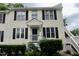 Two-story home with cream siding, black shutters, and a well-manicured lawn at 2306 Stafford Ave # B, Raleigh, NC 27607