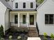 Close up view of the front porch and home's address at 2410 Carpenter Pond Rd, Raleigh, NC 27613
