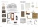 Design features of the house including paint color and cabinet for the kitchen area at 2410 Carpenter Pond Rd, Raleigh, NC 27613