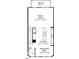 Second floor floorplan rendering showing Gathering room, kitchen, breakfast area, and deck at 2906 Kempthorne Rd # 54, Cary, NC 27519