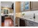Modern kitchen features stainless steel appliances and sleek countertops at 3605 Camp Mangum Wynd, Raleigh, NC 27612