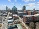 Panoramic aerial view of the city skyline with modern buildings and landscaped areas at 400 Hunt St # 404, Durham, NC 27701