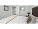 Relaxing bedroom with a cozy bed, soft bedding, and charming artwork creating a peaceful retreat at 45 Florentine Ct, Angier, NC 27501
