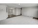 Bright living room features neutral walls, plush carpeting and flows into dining area with wood-look floors at 453 Deer Vw, Sanford, NC 27332