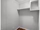 Compact storage room features minimal shelving and electrical outlets at 453 Deer Vw, Sanford, NC 27332