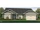 Craftsman style home with charming shutters, a two car garage, manicured yard and covered entry at 622 Ravensworth Dr, Garner, NC 27529