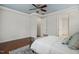 Spacious bedroom with hardwood flooring and access to ensuite bathroom at 1012 Bookmark Trl, Durham, NC 27703