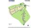 Map of the Laurel Oaks community showing lot locations, including single Gathering and townhome locations at 258 Palm Dr, Sanford, NC 27332