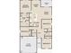 Detailed floor plan of the residence highlighting the layout of rooms, bedrooms, and living spaces at 260 Logan Creek Dr, Zebulon, NC 27597