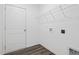 Laundry room with connections and wood-style flooring at 260 Logan Creek Dr, Zebulon, NC 27597