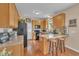Well-equipped kitchen with modern appliances, ample counter space, and stylish cabinets at 505 Wild Goose Ln, Creedmoor, NC 27522