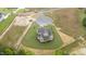 Aerial view of home showcasing the yard and new neighborhood at 5705 Flowery Meadow Ct, Wake Forest, NC 27587