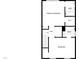 Upstairs floorplan shows primary bedroom with bath, walk in closet, hall, and a secondary bedroom at 5803 Osprey Cove Dr, Raleigh, NC 27604