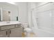 Bathroom with a tub and a shower at 6509 Archwood Ave, Raleigh, NC 27616