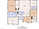 Second floor plan highlighting the layout of bedrooms, bathrooms, and bonus room at 6509 Sunset Manor Dr, Wake Forest, NC 27587