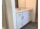 Bathroom featuring a vanity with stone countertop at 1404 Malcus Ct # 56, Fuquay Varina, NC 27526