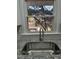 Kitchen sink with granite countertop and a window with a backyard view at 1516 Park Ln, Hillsborough, NC 27278
