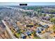 This aerial view shows proximity to Duke North and surrounding mature trees at 210 Monk Rd, Durham, NC 27704