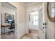 Inviting entryway leading to a modern office space with great natural lighting at 26 Kitty Branch Way, Smithfield, NC 27577