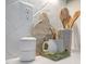 Close up of kitchen decor on a quartz counter with a white tile backsplash at 26 Kitty Branch Way, Smithfield, NC 27577