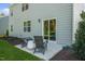 Back patio with furniture is the perfect place to relax and unwind at 273 Hawksmoore Ln, Lillington, NC 27546