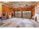 Spacious two-car garage with plenty of room for storage and a ladder at 2815 Mebane Ln, Durham, NC 27703