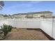 A fenced backyard with a brick patio at 5107 Tomasita Ct, Raleigh, NC 27616