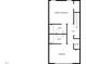 Second floor plan with the primary bedroom, bathroom, and additional bedroom at 516 Caprice Ct, Raleigh, NC 27606