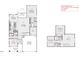 Detailed floor plan showcasing the layout of this one and a half story home at 5849 Genesee Dr., Homesite 3, Durham, NC 27712