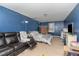 Bedroom with carpeted floor, sofa, and window at 589 Vinson Rd, Clayton, NC 27527