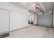 Clean, spacious garage with ample room for parking and storage, featuring a sealed concrete floor at 5908 Giddings St, Raleigh, NC 27616
