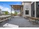 Enjoy the outdoor seating area with picnic tables and a covered structure, perfect for gatherings and casual dining at 5908 Giddings St, Raleigh, NC 27616