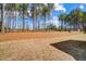 Large backyard with plenty of space and mature trees, perfect for outdoor activities at 67 Rice Road # 01, Zebulon, NC 27597