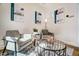 Cozy lobby area with comfortable chairs, stylish decor, and informative wall displays at 67 Rice Road # 01, Zebulon, NC 27597