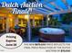 Backyard with hot tub, covered patio, outdoor grill, and ample space for outdoor enjoyment at 1005 W Club Blvd, Durham, NC 27701