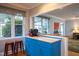 Galley style kitchen counter featuring updated cabinets and granite countertops at 1005 W Club Blvd, Durham, NC 27701