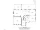 First floor plan including a living room, kitchen, dining area, office, bathroom and garage at 204 Brittany Pl, Cary, NC 27511