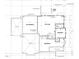 Basement floorplan showcasing a recreational room, bedroom, unfinished basement and mechanical area at 211 Meadow Walk Dr, Fuquay Varina, NC 27526