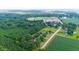 Overhead view of acreage showing home and surrounding neighborhood at 2732 Old Milburnie Rd, Raleigh, NC 27604