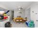 Casual dining area features a ceiling fan, a window and access to the kitchen at 2732 Old Milburnie Rd, Raleigh, NC 27604