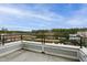 Spacious balcony overlooking the tree tops, perfect for relaxing and enjoying the views at 401 Finsbury St # 301, Durham, NC 27713