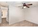 Bedroom featuring neutral carpet, a ceiling fan, and ample natural light at 4618 Pooh Corner Dr, Raleigh, NC 27616