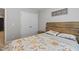 Bedroom with wooden headboard and cozy bedding at 50 Fontaine Dr, Franklinton, NC 27525
