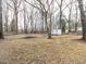 Large backyard with a utility shed, perfect for outdoor activities and storage at 512 Trail Of Merlin, Garner, NC 27529