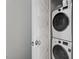 Laundry room with stacked washer and dryer at 712 E Edenton St # 102, Raleigh, NC 27601