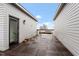 A rooftop deck has wooden-tile floor and table at 712 E Edenton St # 102, Raleigh, NC 27601