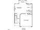 Bordeaux floor plan first floor with kitchen, Gathering room, and 2 car garage at 116 Willow Cameron Way, Angier, NC 27501
