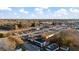 Aerial view showcasing the property's location within a vibrant community and its proximity to local amenities at 121 Hamilton St, Henderson, NC 27536