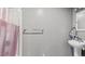 Bathroom with a shower and sink at 121 Hamilton St, Henderson, NC 27536