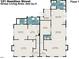 Detailed first floor plan of a home with kitchen, baths, living room, and dining room layout at 121 Hamilton St, Henderson, NC 27536
